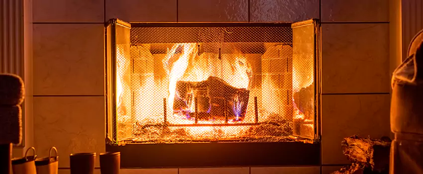 Mendota Hearth Landscape Fireplace Installation in Lake Ronkonkoma, New York