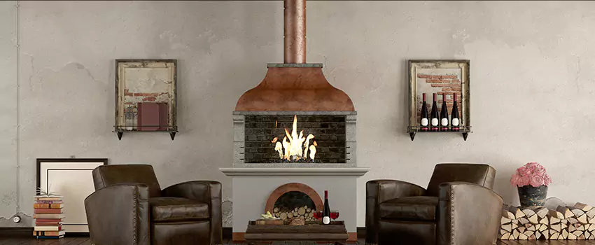 Thelin Hearth Products Providence Pellet Insert Fireplace Installation in Lake Ronkonkoma, NY
