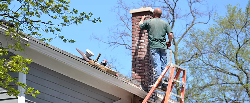 Vinyl and PVC Chimney Flashing Installation in Lake Ronkonkoma, NY