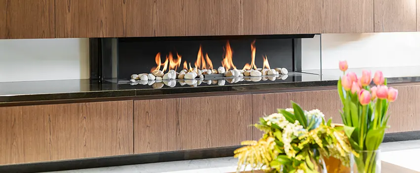 Double-height Fireplace Design Refurbishment in Lake Ronkonkoma, New York