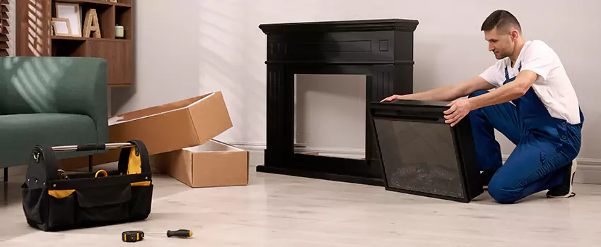 Old Rusted Metal Fireplace Repair And Replacement in Lake Ronkonkoma, NY
